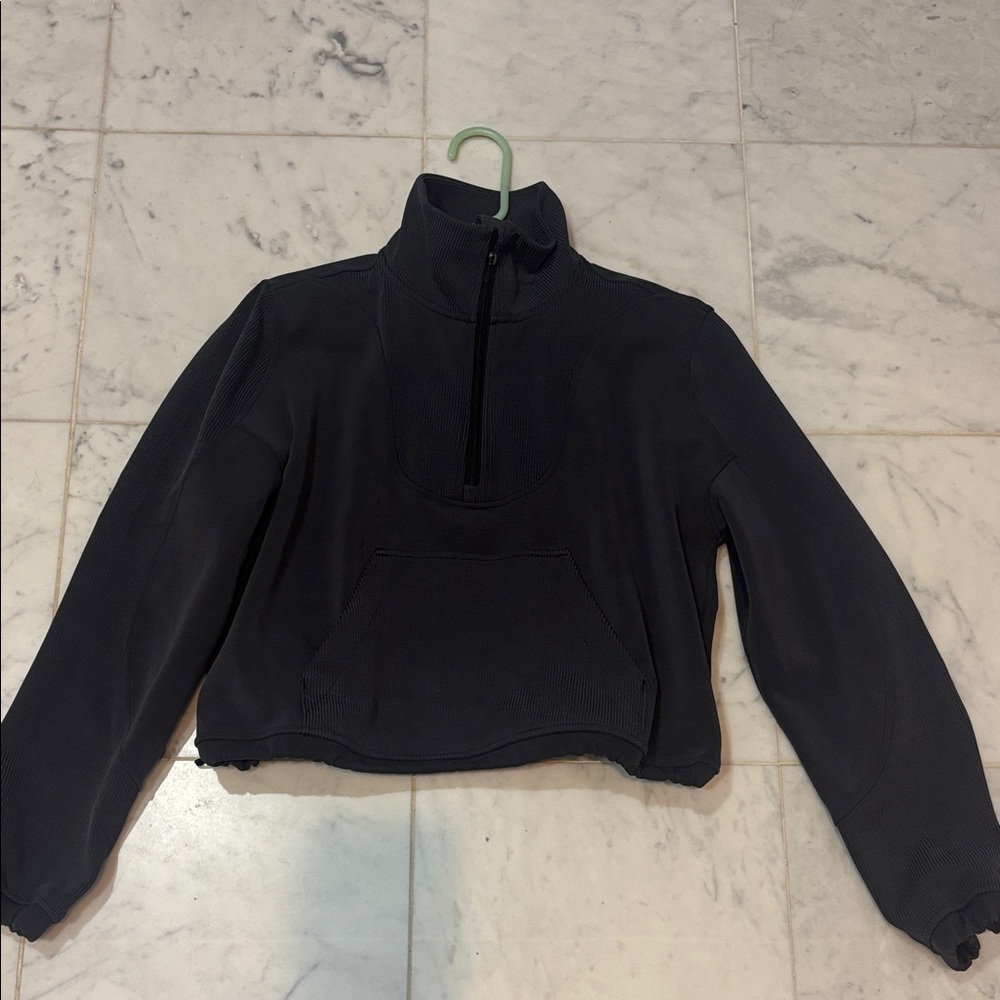 Lululemon Brushed Softstreme  Funnel Neck Zip Up
